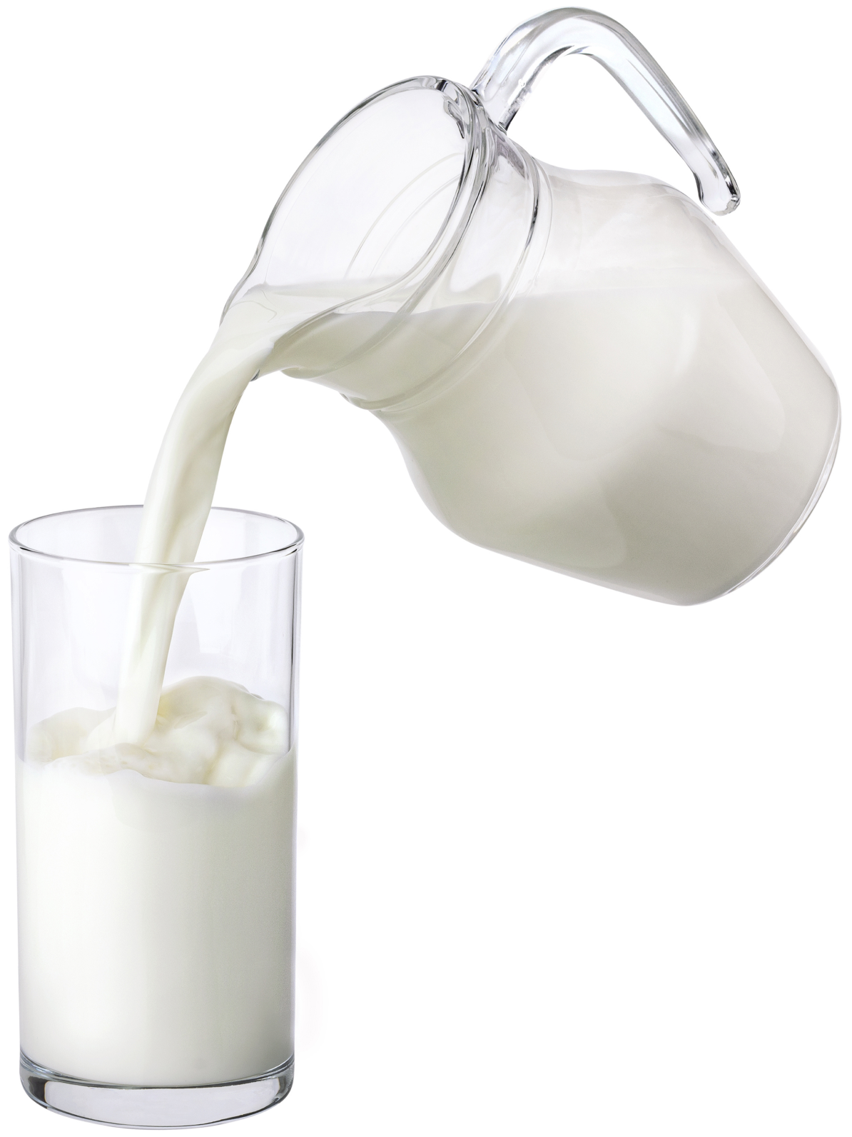 ミルクを注ぐイメージ